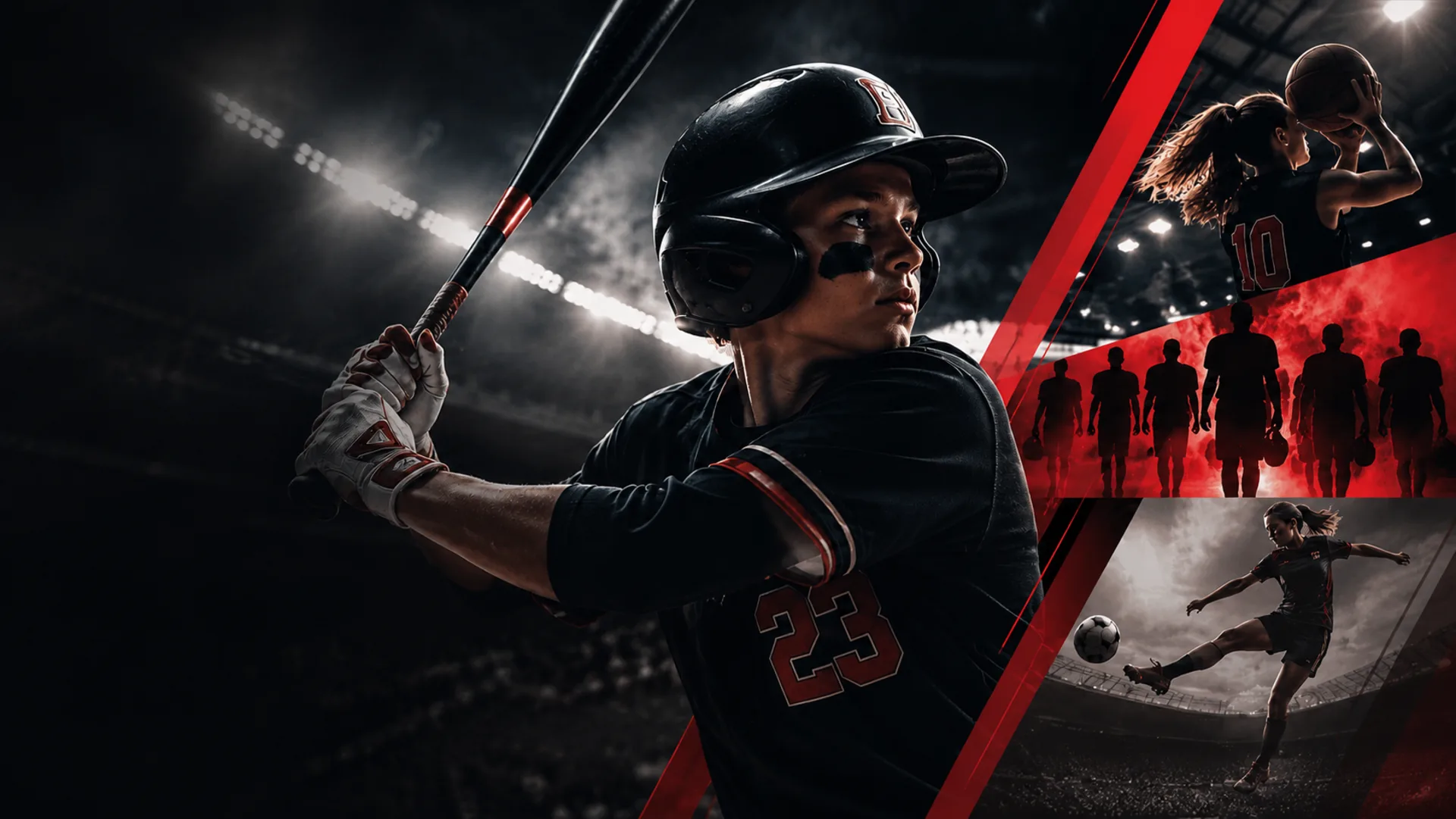 Young athletes across baseball, basketball and soccer