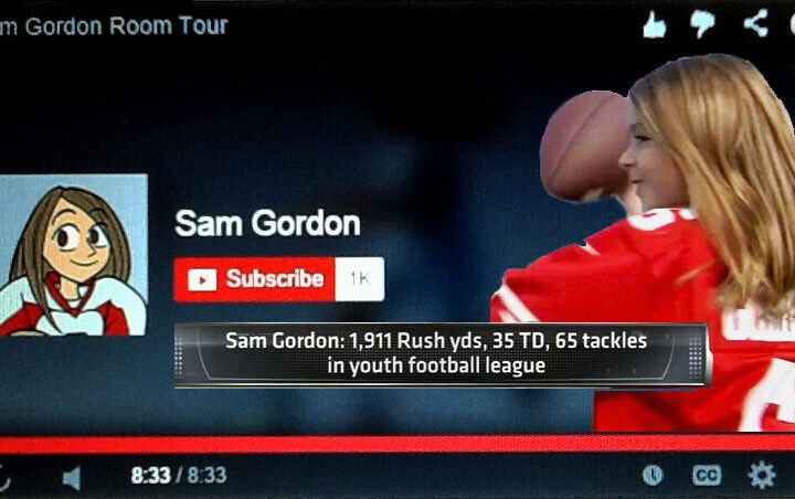 “Sweet Feet” Sam Gordon on YouTube